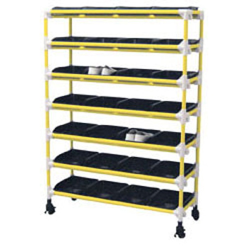 ZSY7012 抗菌イレクター 短靴ラック キャスター 1台 アズワン 【通販モノタロウ】