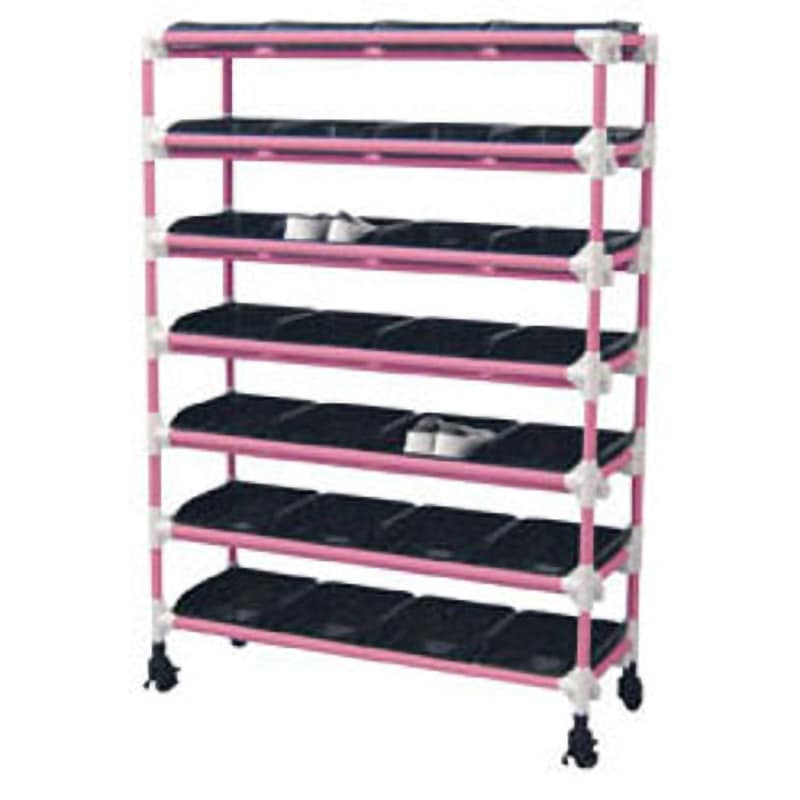 ZSY7015 抗菌イレクター 短靴ラック キャスター 1台 アズワン 【通販モノタロウ】