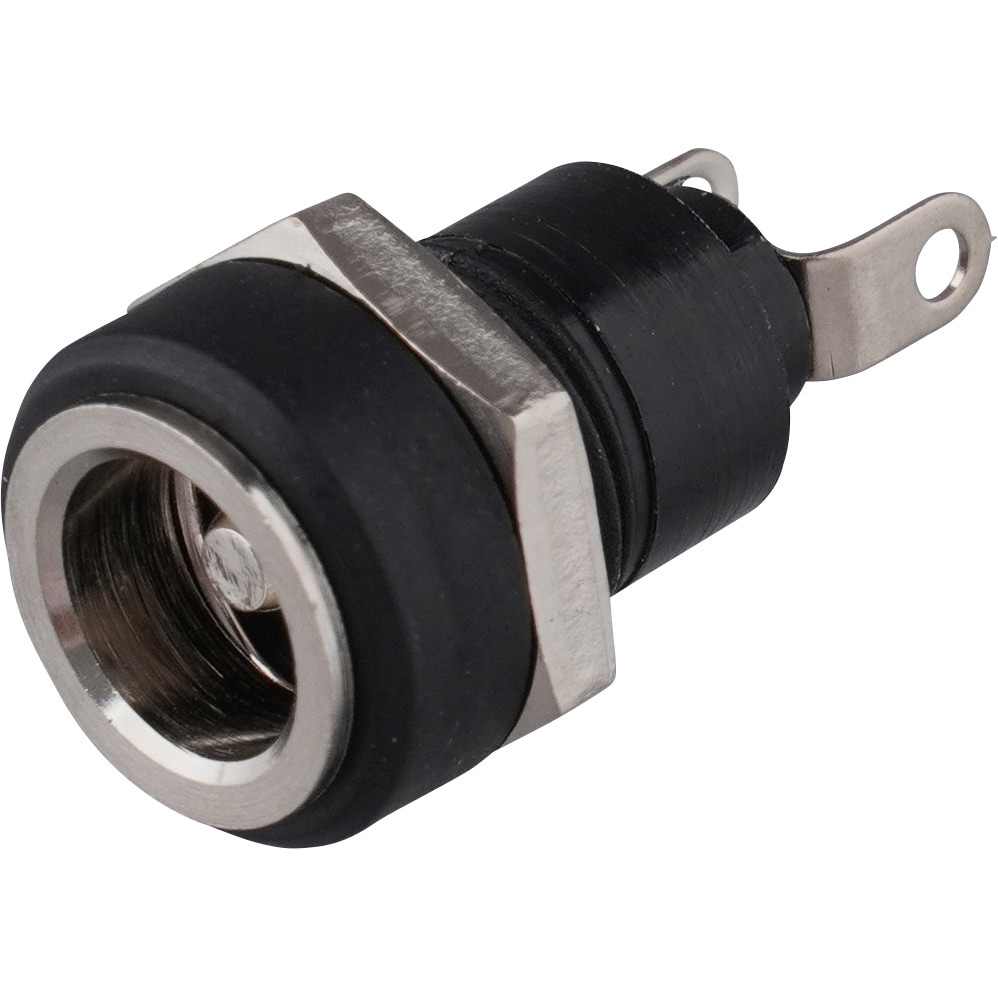 MJ-15 パネルマウント DCジャック マル信無線電機 ストレート 丸