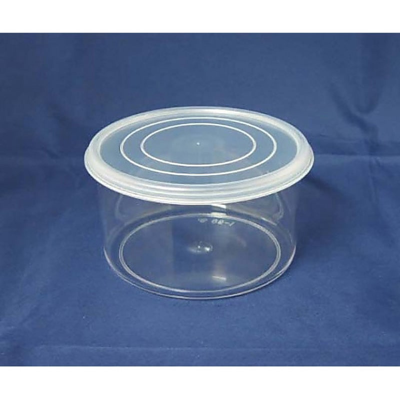 M1-084-03 シール容器 丸型 M1-084シリーズ アズワン 380mL 1個