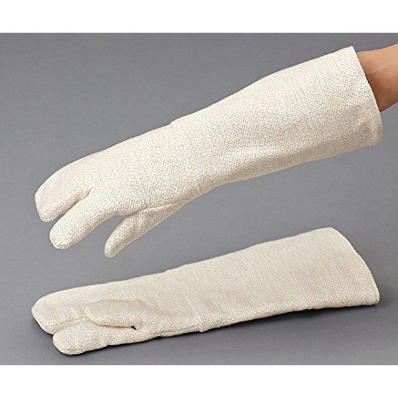 EGT79L テクノーラ耐熱手袋 アズワン 3本指タイプ ロング 全長450mm 1双 EGT79L