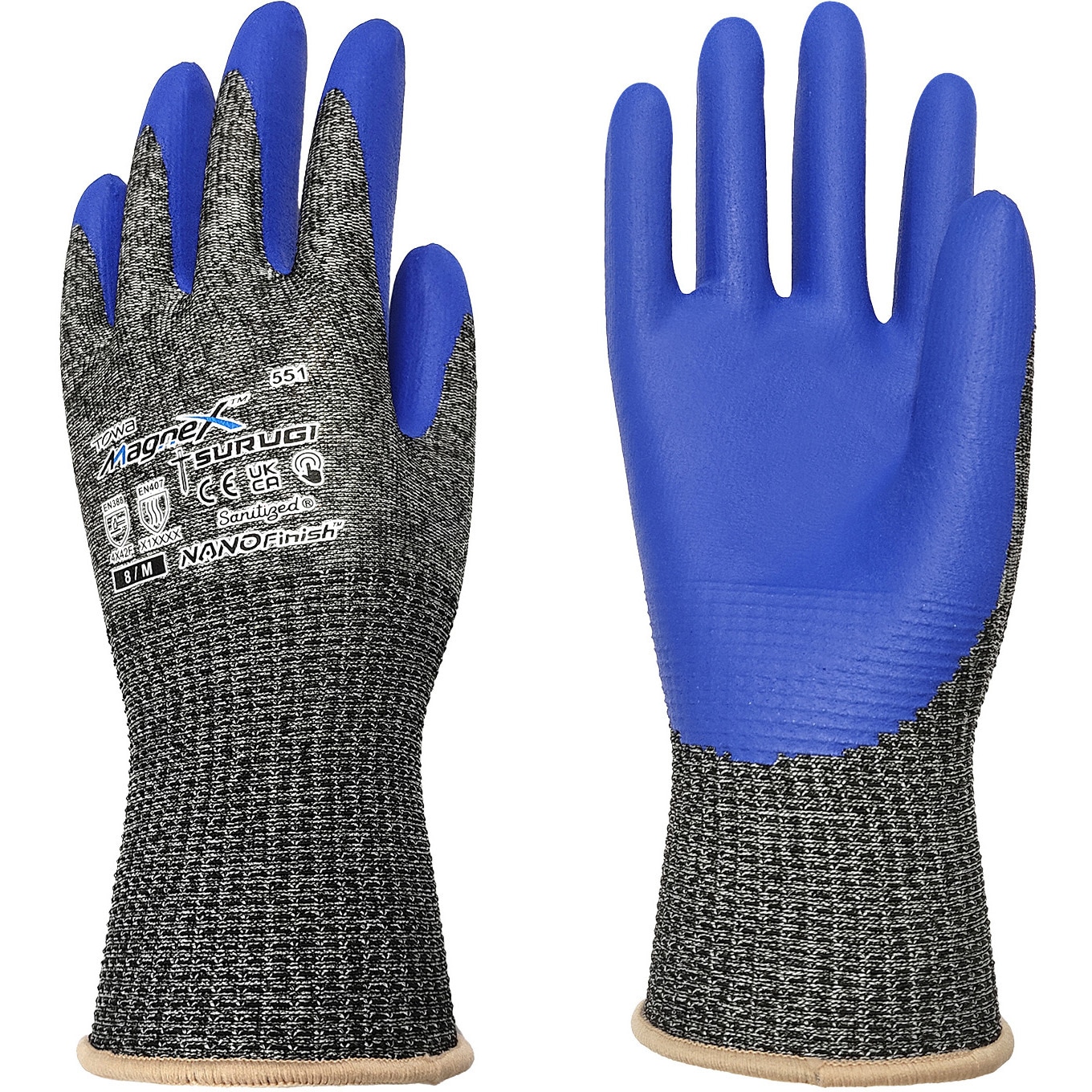 551-M 耐切創手袋 MagneX Tsurugi 551 TOWA(東和コーポレーション