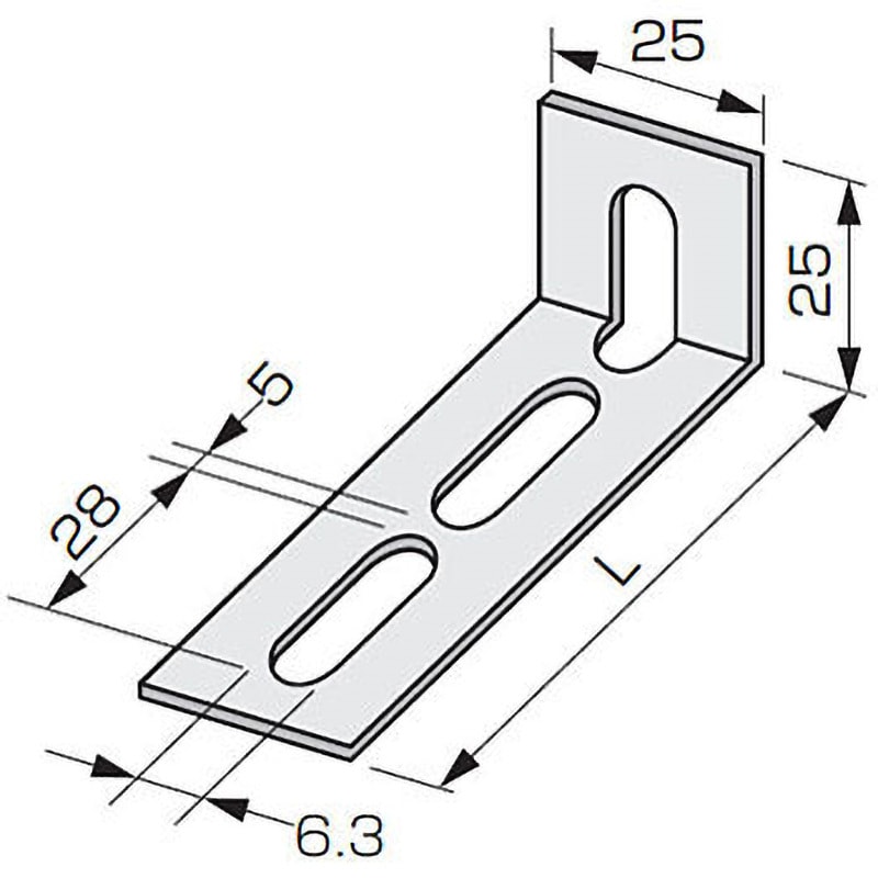 KL-4 ABCパーツ(補助金具) 篠原電機 1袋(5個) KL-4 【通販モノタロウ】