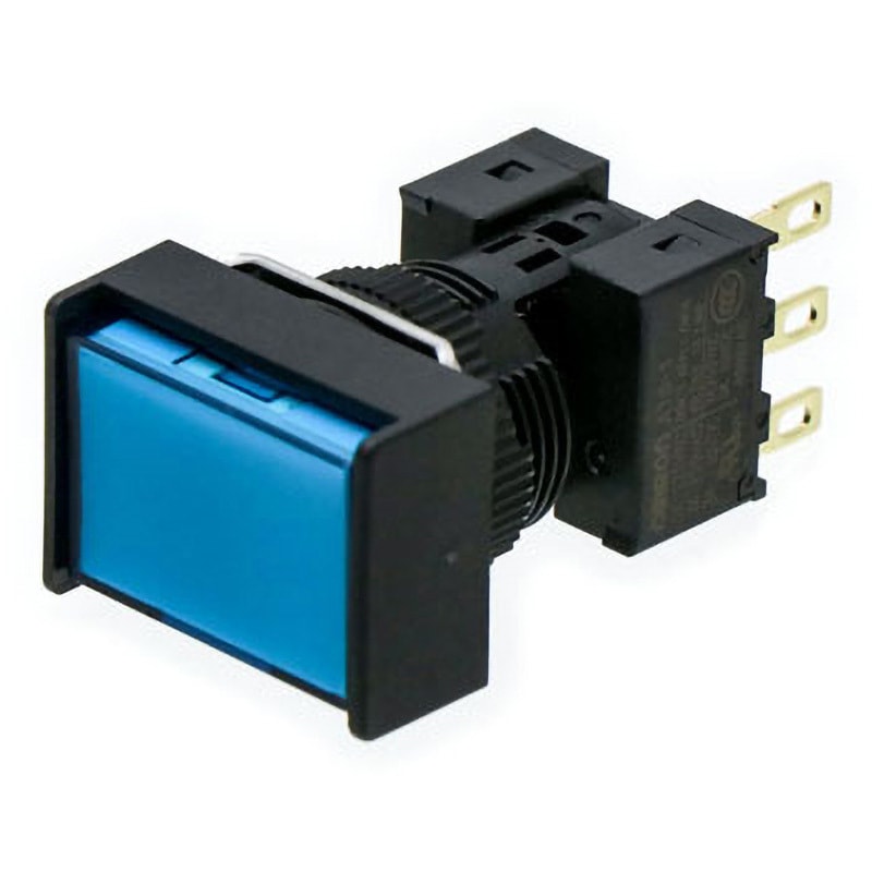A165-JAM-1 押ボタンスイッチ(長方形)(非照光)(丸胴形Φ16) A16 Aratas