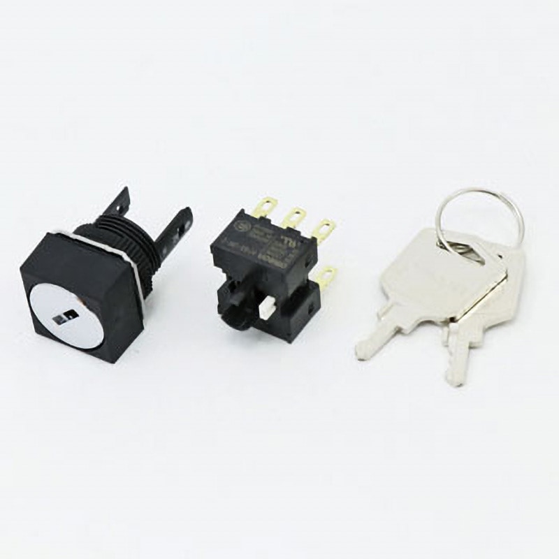 A165K-A2ML-2 キー形セレクタスイッチ(正方形)(丸胴形Φ16) A165K omron