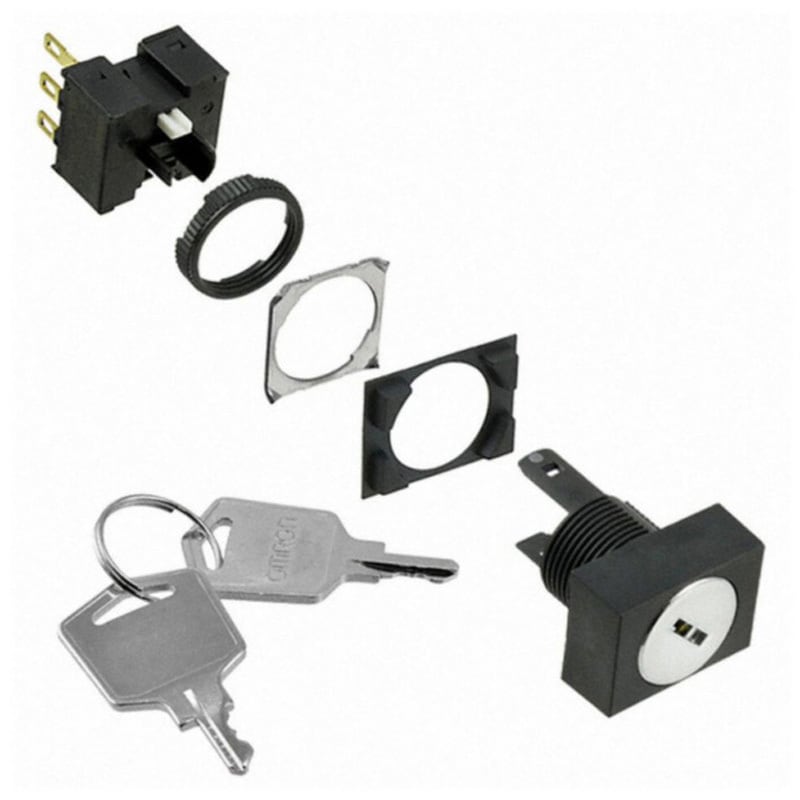 A165K-J2ML-2 キー形セレクタスイッチ(長方形)(丸胴形Φ16) A165K A165K-J2ML-2 キー形セレクタスイッチ(長方形)(丸胴形Φ16) A165K