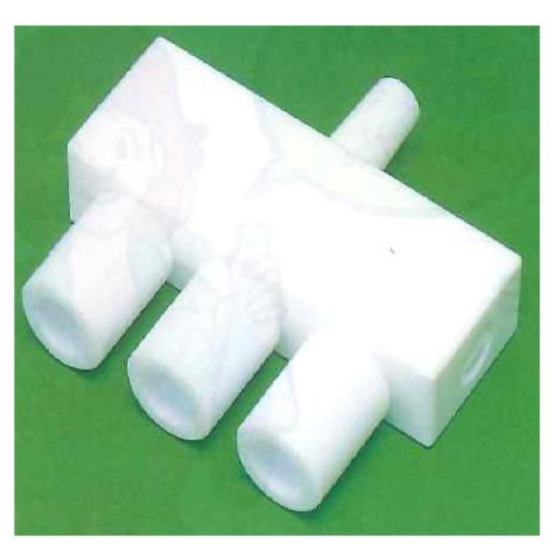 00U-109-04N USL-PTFE連結分配三連アダプター 00U-109シリーズ 1個 ユニバーサル 【通販モノタロウ】