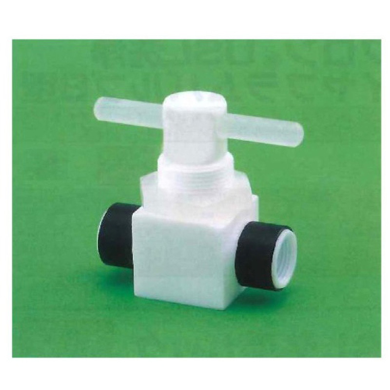 00U-185-01N USL-PTFE メス2方コック 圧入型パネル用 00Uシリーズ ユニバーサル 寸法9.53Φ×6.35Φ×500mm  00U-185-01N