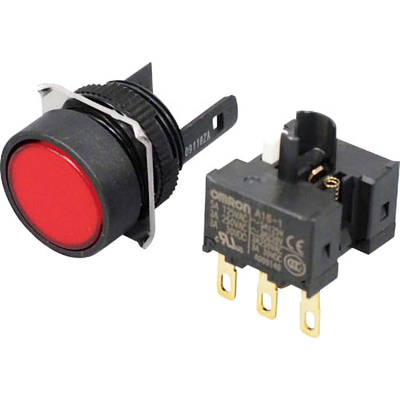 A16-TRM-1 押ボタンスイッチ(丸形)(非照光)(丸胴形Φ16) A16 omron