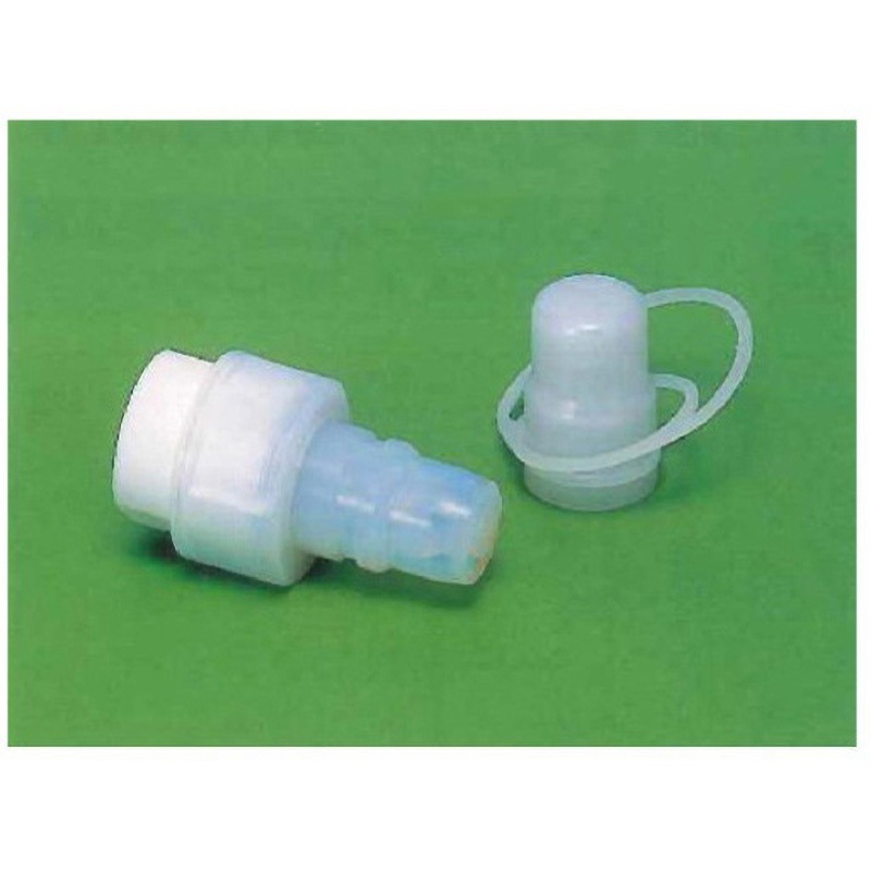 00N-167-02 USLフッ素樹脂 PFA 製ワンタッチカプラ USLプラグ ストレートタイプ 00N-167シリーズ ユニバーサル ねじの種類PT 管接続口径PT1/2