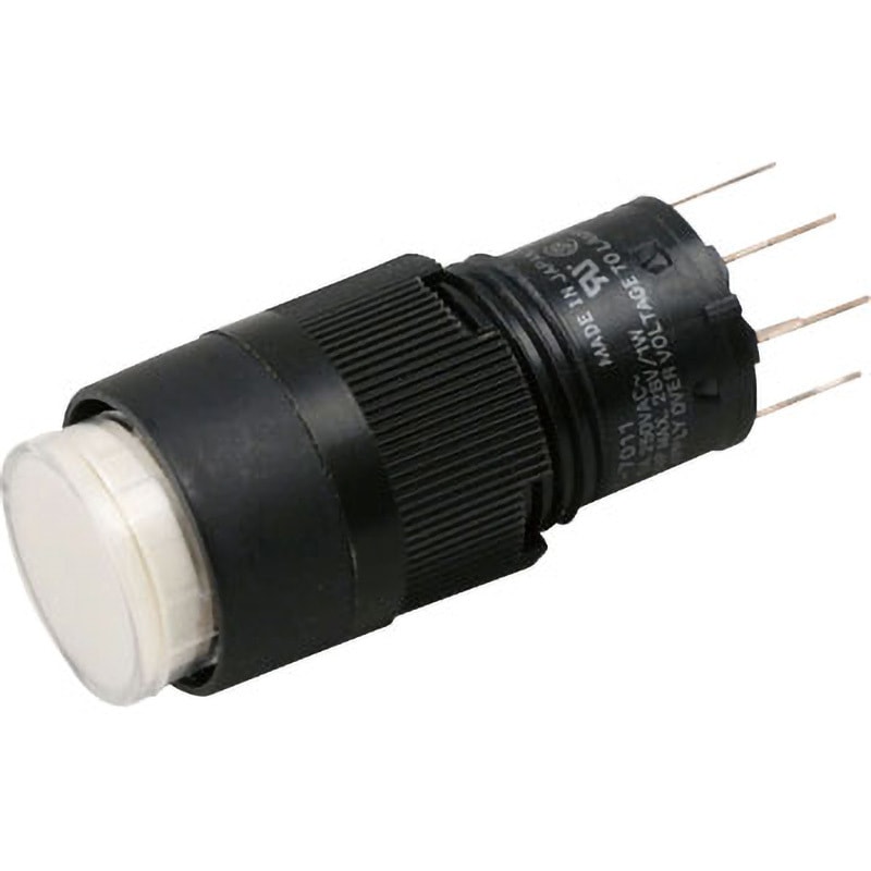 A3CT-90A0-W 押ボタンスイッチ(丸形)(非照光)(丸胴形Φ12) A3C Aratas