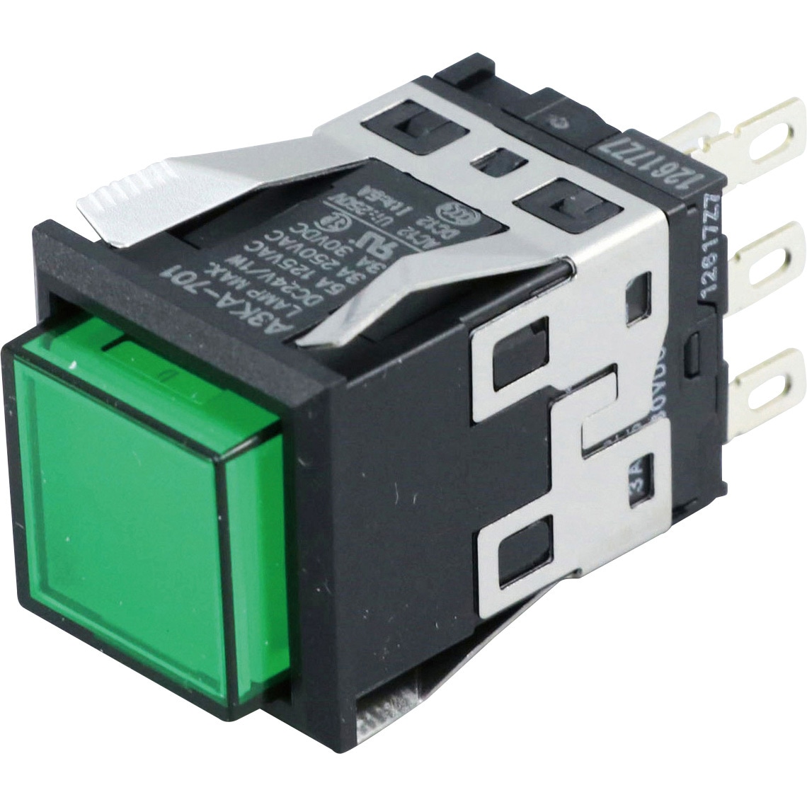 照光押ボタンスイッチ(正方形)(角胴形) A3K omron(オムロン) 押し