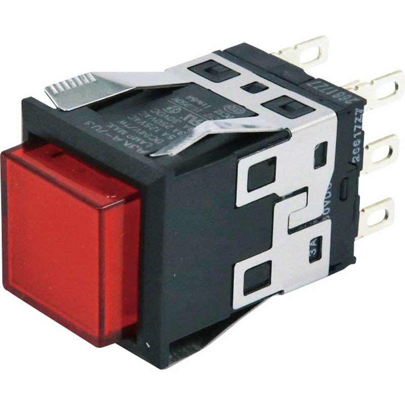 照光押ボタンスイッチ(正方形)(角胴形) A3K omron(オムロン) 押し