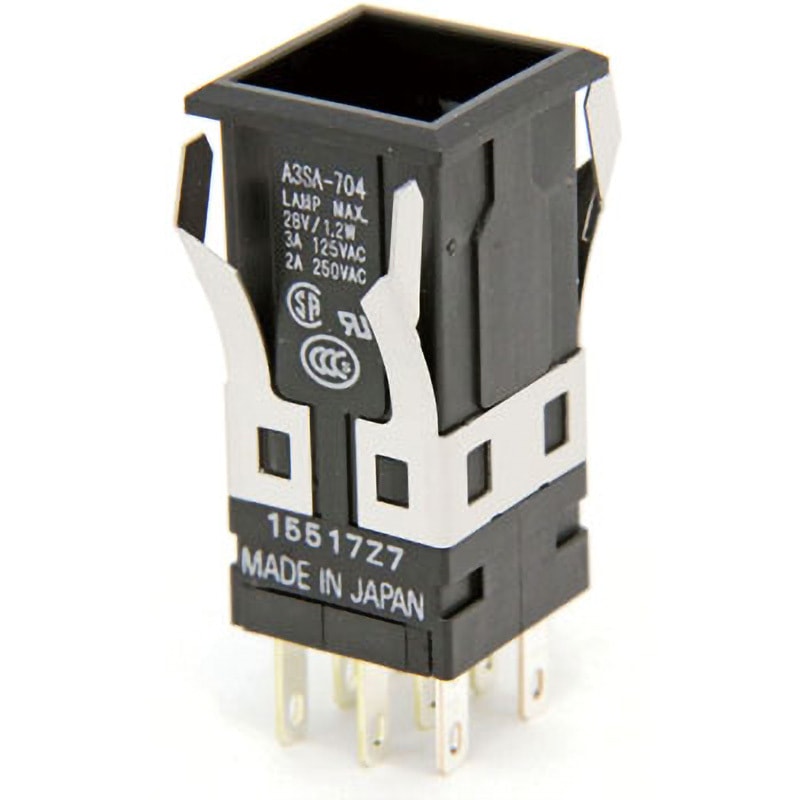 A3SA-7040 照光押ボタンスイッチ用スイッチ部(正方形)(角胴形) omron