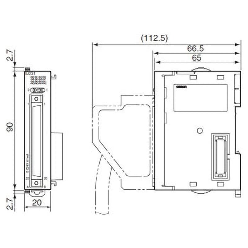 CJ1W-ID231 プログラマブルコントローラ CJ1/CJ1M DC入力ユニット 1個 ...