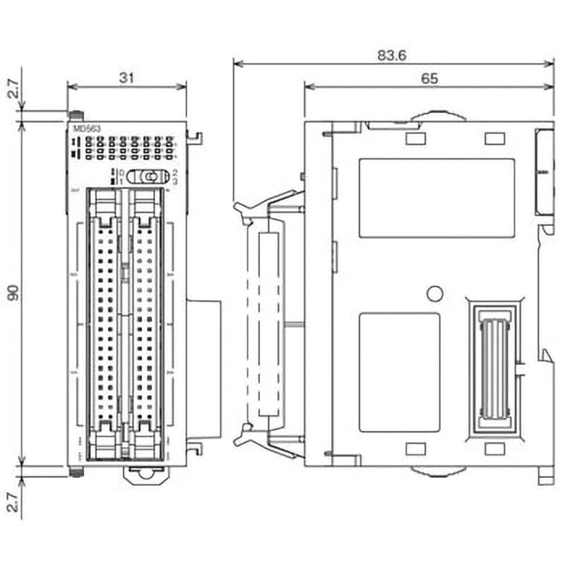 CJ1W-ID262 プログラマブルコントローラ CJ1/CJ1M DC入力ユニット 1個 オムロン(omron) 【通販モノタロウ】