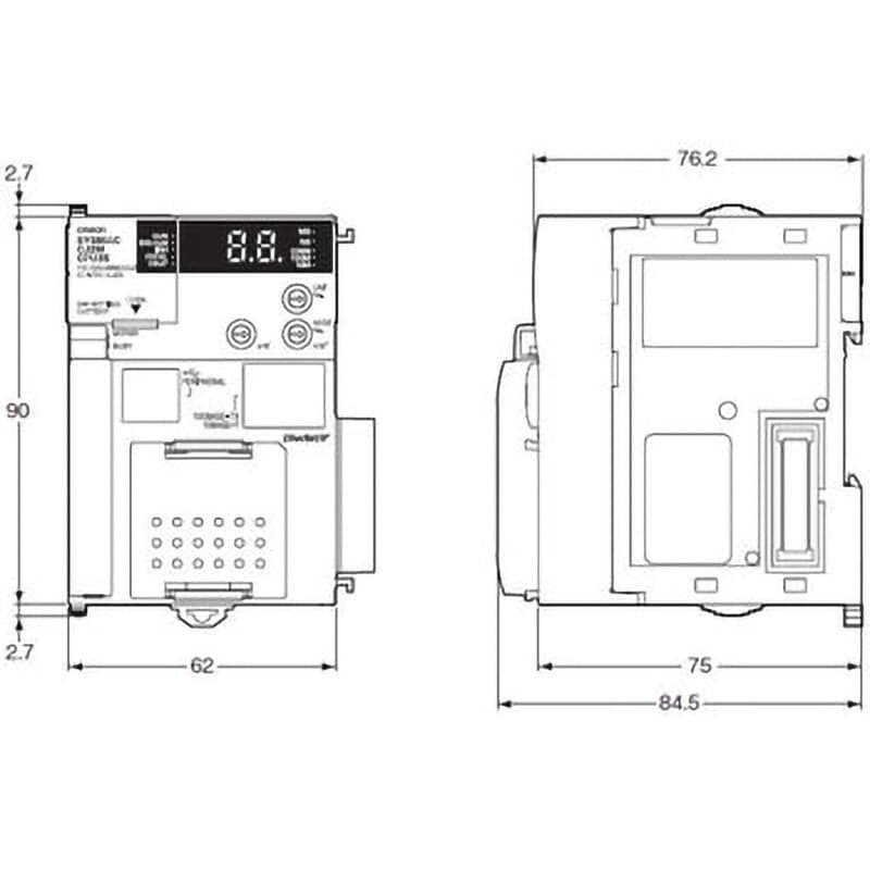 CJ2M-CPU33 SYSMAC CJシリーズ CJ2M(EtherNet/IP機能付き) CPUユニット ...