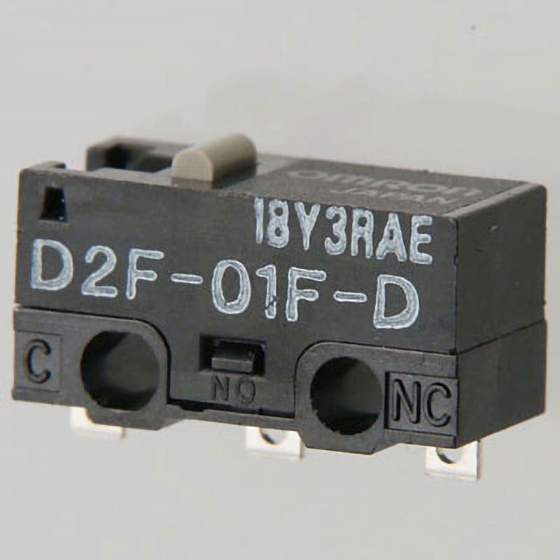 D2F-01F-D 極超小形基本スイッチ(ピン押ボタン形) D2F 1個 オムロン(omron) 【通販モノタロウ】