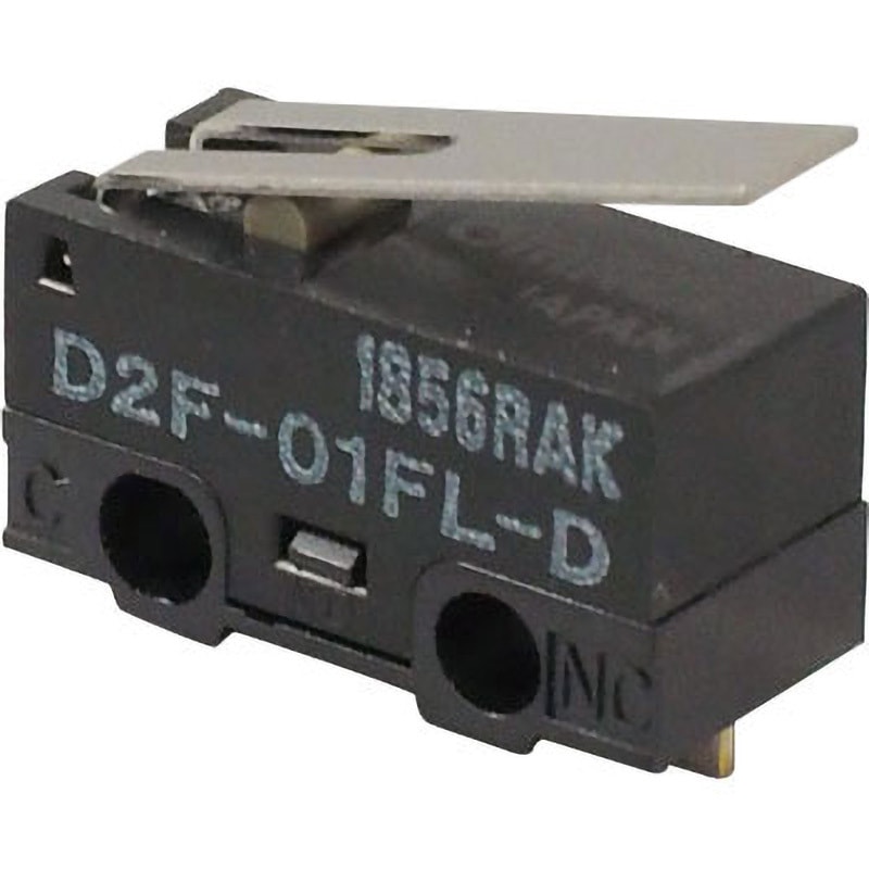 D2F-01FL-D 極超小形基本スイッチ(ヒンジ・レバー形) D2F 1個