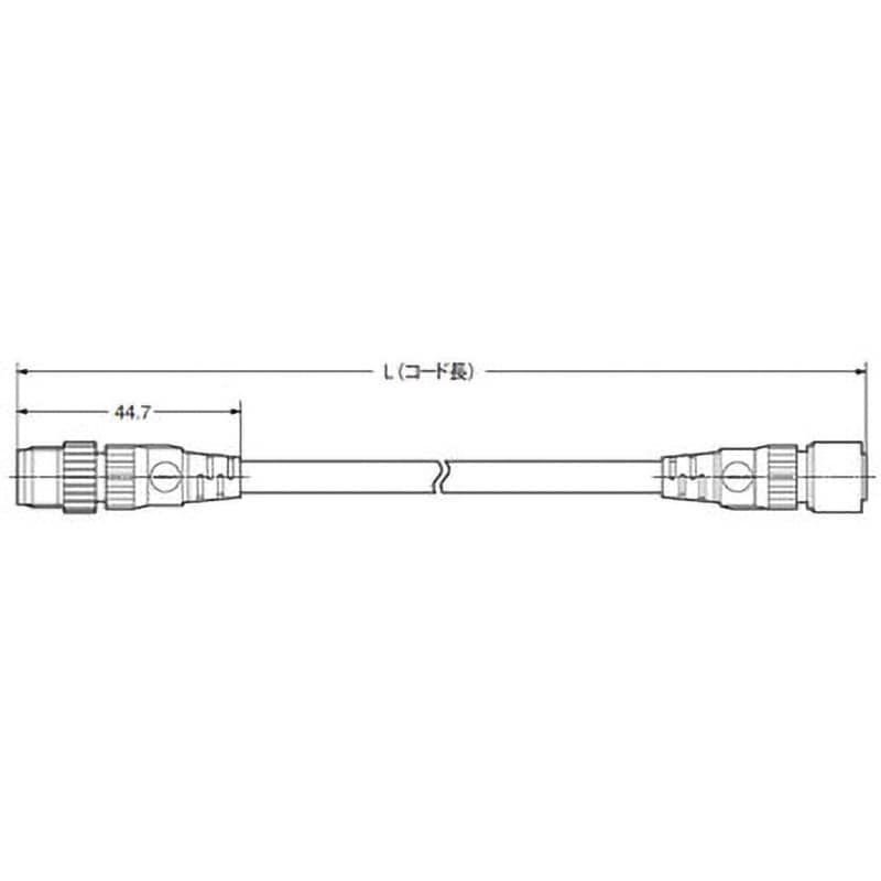 DCA1-5CN05W1 耐環境用(細線用 M12、マイクロコネクタタイプ)シールド