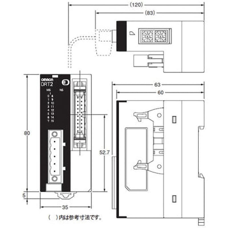 DRT2-ID16MLX コネクタターミナル(MILコネクタタイプ) DRT2-□D32ML(-1