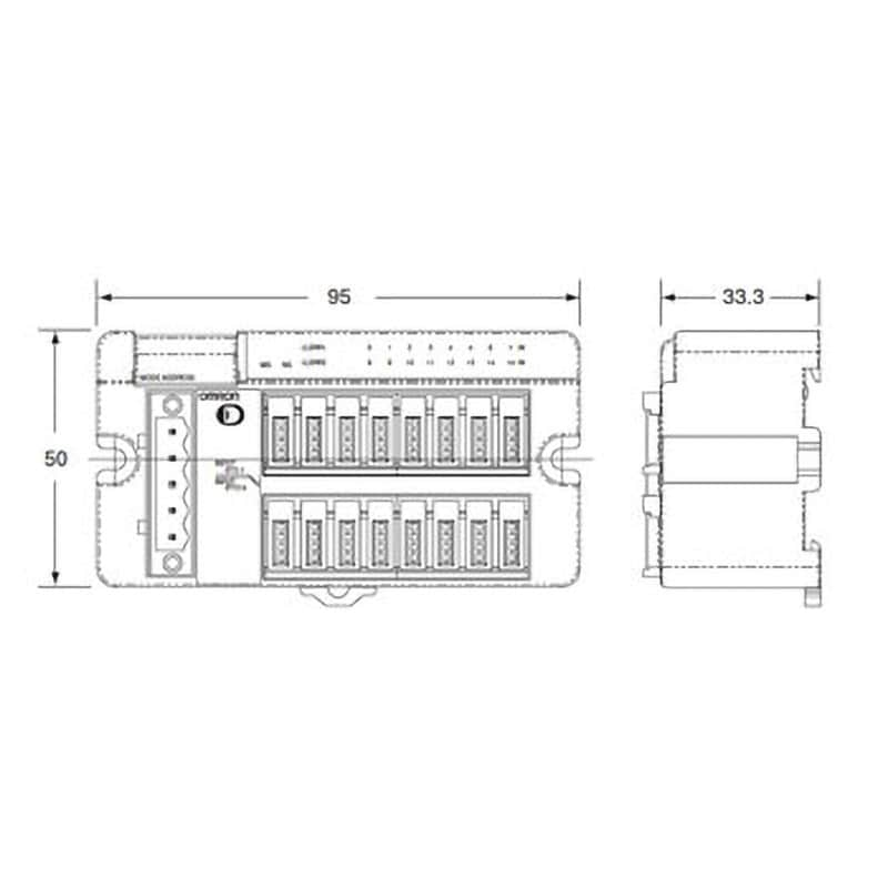 DRT2-ID16S-1 e-CONコネクタターミナル DRT2-□D16S(-1) 1個 オムロン