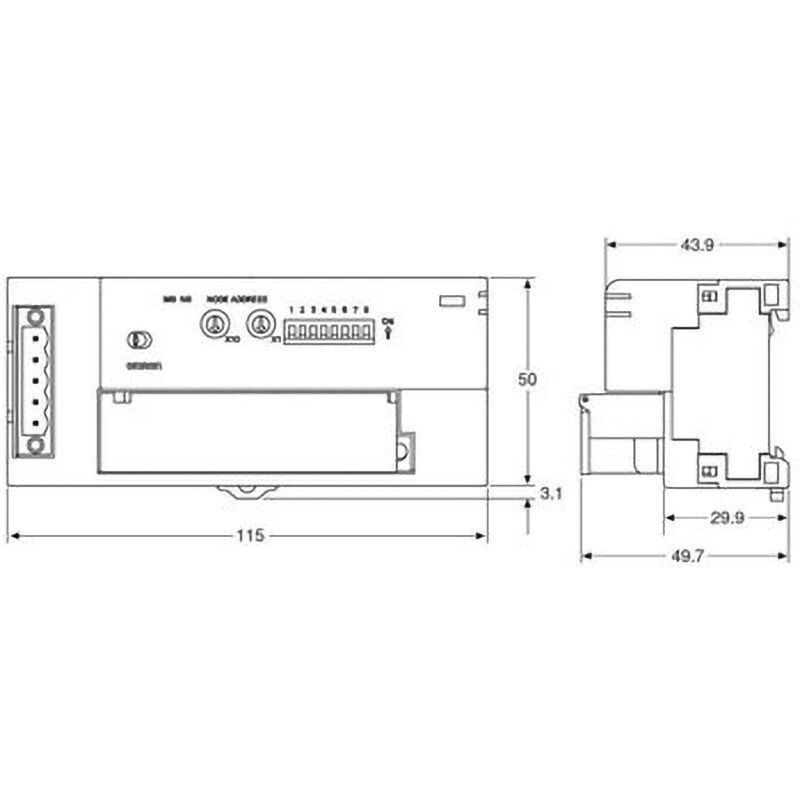 DRT2-TS04P 温度入力ターミナル DRT2-TS04□ 1個 オムロン(omron