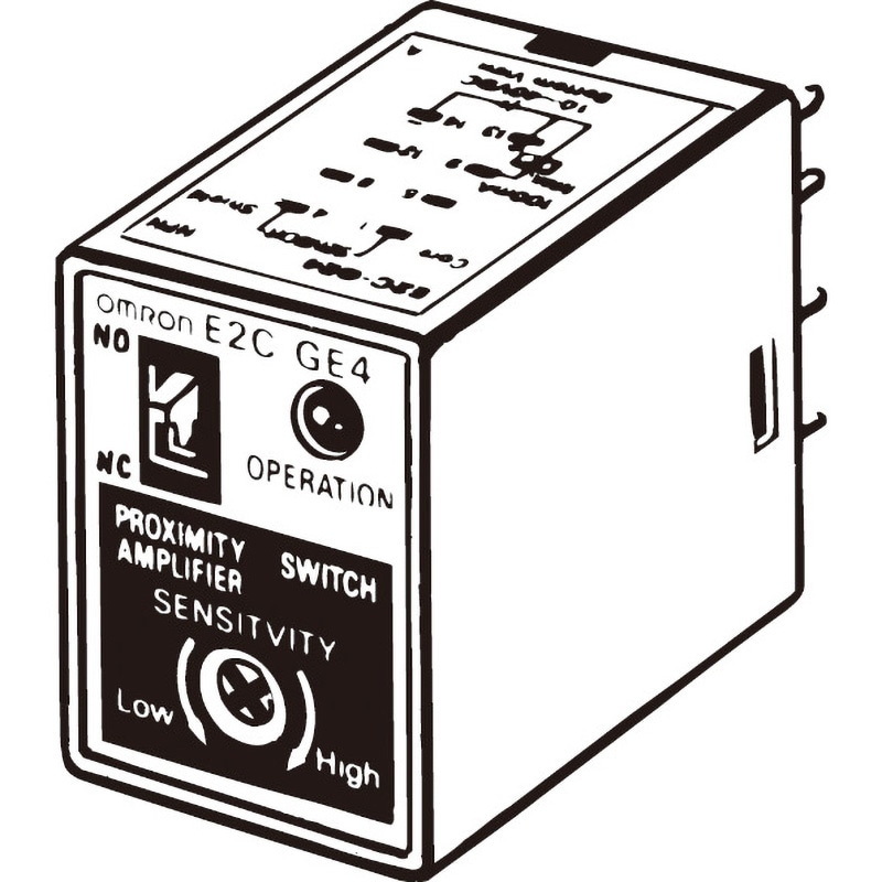 E2C-GF4A アンプ分離近接センサ(ボリウムタイプ)(アンプユニット部) E2C/E2C-H omron(オムロン) 電源の種類:直流3線式 6,958円