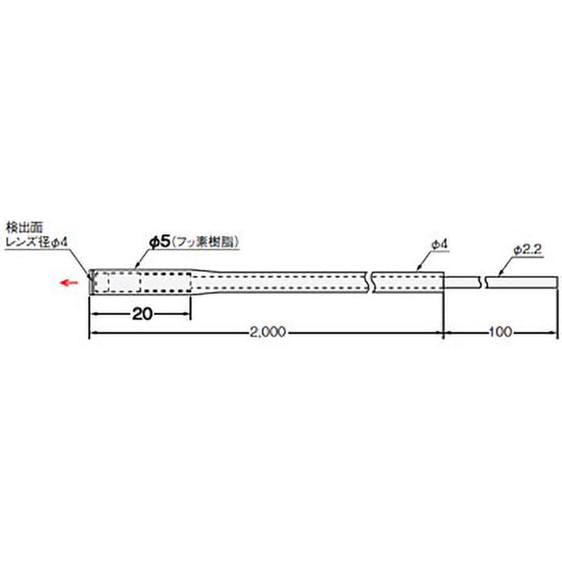 E32-T12F 2M ファイバユニット E32シリーズ 透過形 1本 オムロン(omron