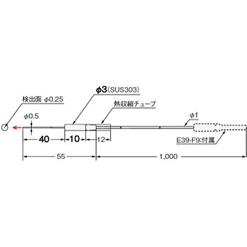 E32-T33 1M ファイバユニット E32シリーズ 透過形 omron(オムロン) 透過型  1本