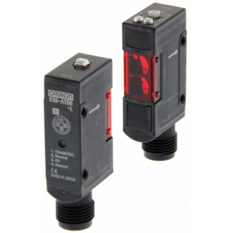 E3S-AT66 アンプ内蔵光電センサ(中型)(透過形) E3S-A omron(オムロン) 不透明体 投光器・受光器 検出距離7000mm