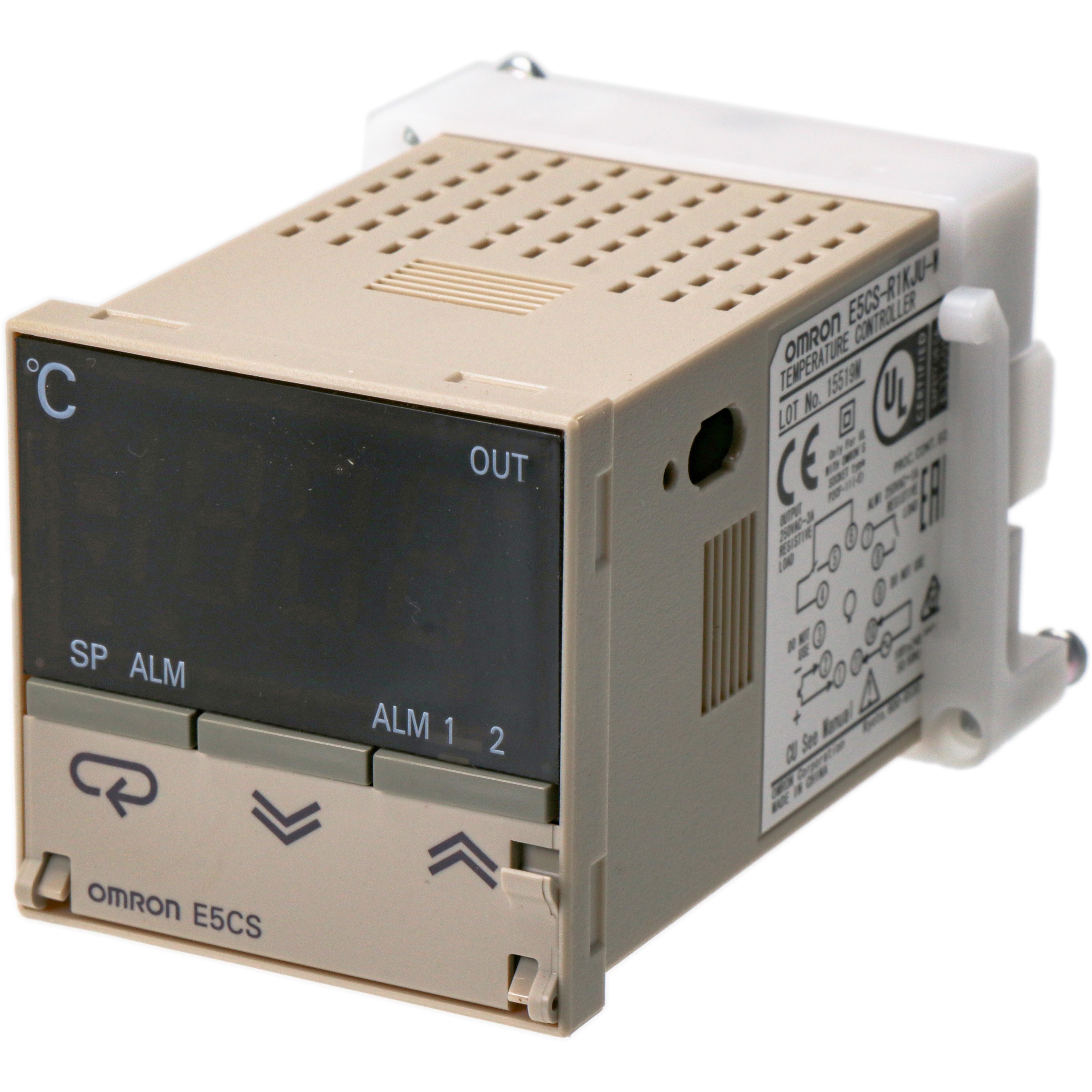 omron デジタルサーモ サーミスタ測温体入力 温度範囲30-110℃ (E5LC-7) - 3