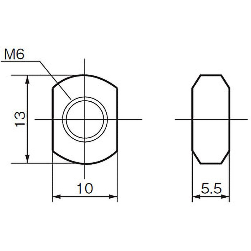 F03-03 HAS C 電極棒用ロックナット F03-□ 1個 omron(オムロン) 【通販モノタロウ】