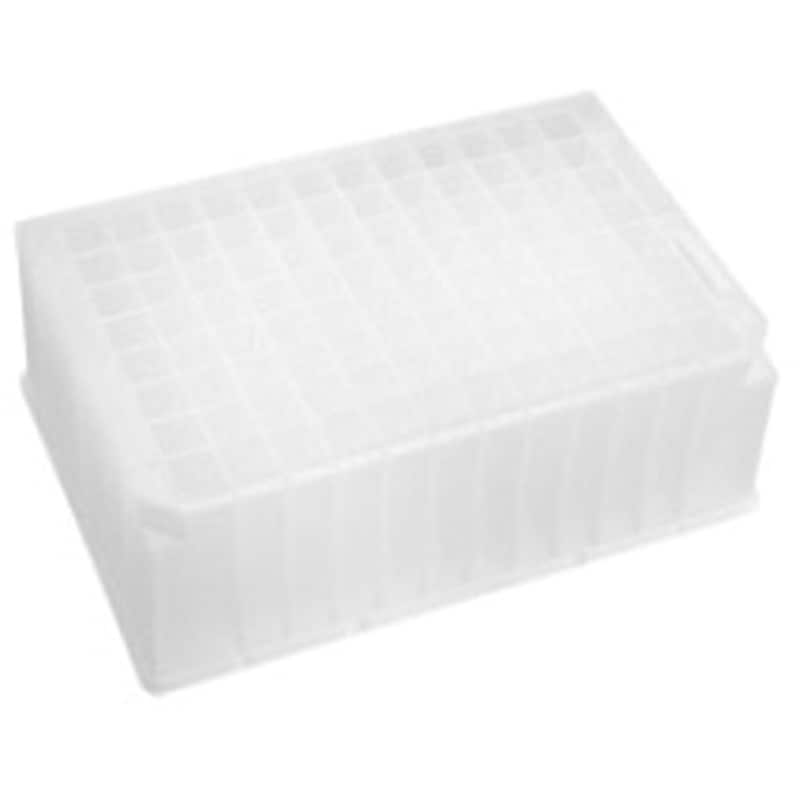 P-2ML-SQ-C ディープウェルプレート AXYGEN 種別96ウェル角型ウェル 容量2mL  1ケース(5個×5パック) P-2ML-SQ-C