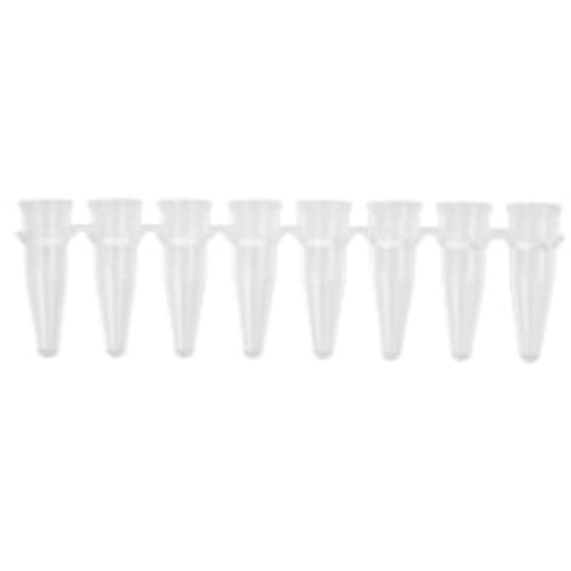 PCR-0208-C PCR8連チューブ AXYGEN 0.2mL 種別PCR8連チューブ キャップなし  1ケース(125個×10パック)