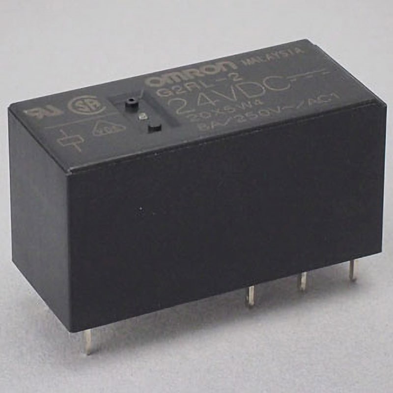 50 個 G2RL-2-5VDC G2RL-2-12VDC 24VDC リレー DC5V 12V 24V 8