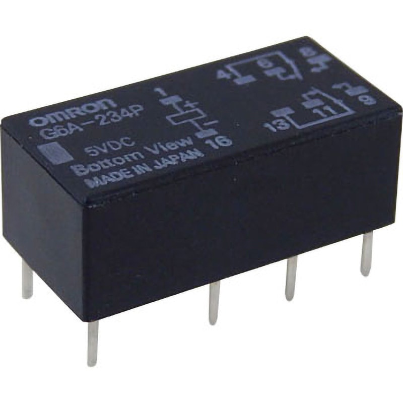 G6A-234P DC5 ミニリレー G6A omron(オムロン) 2c プリント基板用 