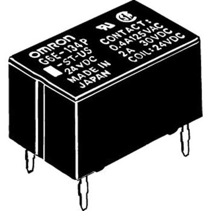 G6E-134P-US-U DC24 マイクロリレー (小型・高感度1極信号切換用 G6E-134P-US-U DC24 マイクロリレー (小型・高感度1極信号切換用