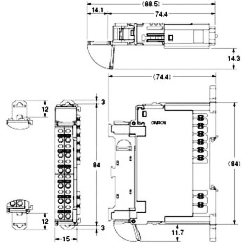 GRT1-AD2 アナログI/Oユニット 1個 オムロン(omron) 【通販サイト