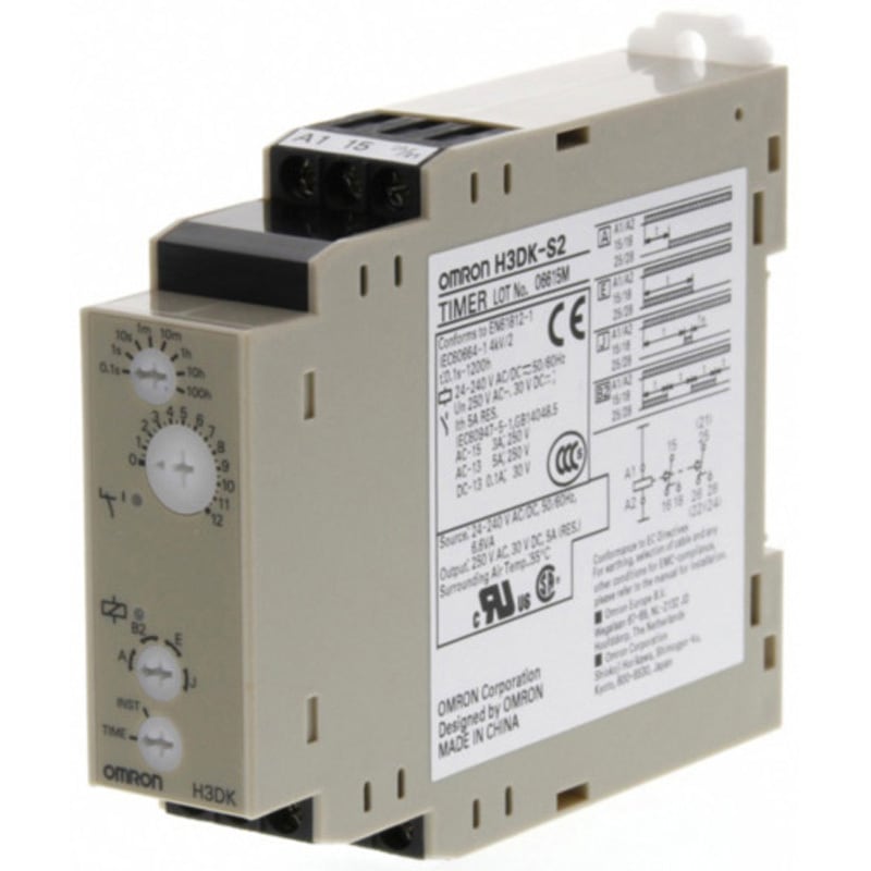 H3DK-S2 AC/DC24-240 ソリッドステート・タイマ H3DK omron(オムロン) 最大目盛時間12