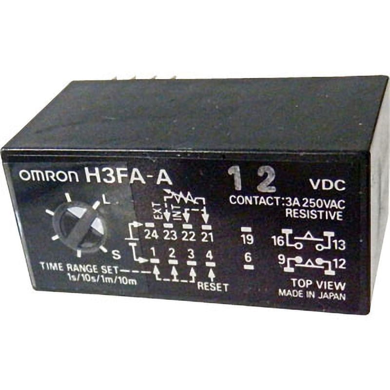 H3FA-A DC12 ディップタイマ H3FA omron(オムロン) 電源電圧 H3FA-A DC12 ディップタイマ H3FA omron(オムロン) 電源電圧