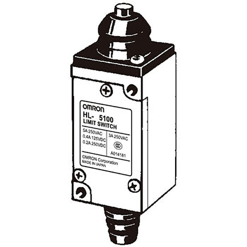 HL-5100 小形リミットスイッチ HL-5000 omron(オムロン) シール 