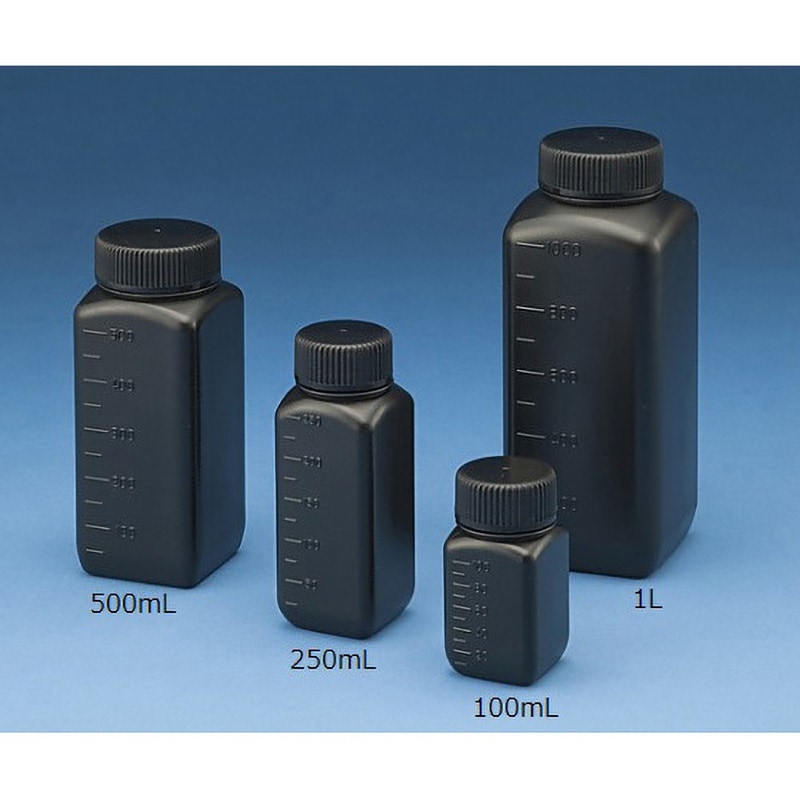 Jボトル 角型広口 遮光 滅菌済 ニッコー 100mL  1ケース(200本)