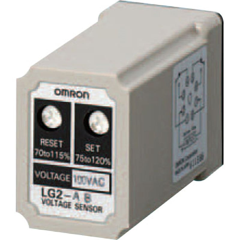 LG2-AB AC110 ボルティジ・センサ(電圧検出リレー) LG2 1個 オムロン(omron) 【通販サイトMonotaRO】