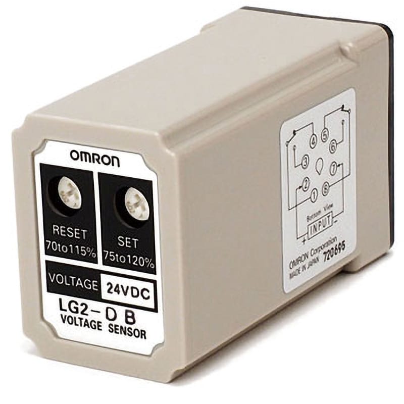 LG2-DB DC24 ボルティジ・センサ(電圧検出リレー) LG2 1個 オムロン(omron) 【通販サイトMonotaRO】