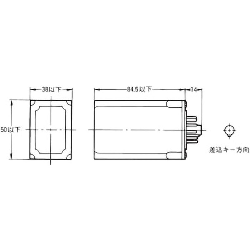 MYA-LA12 AC100/110 有接点アナンシェータ・リレーユニット MYA omron(オムロン) (アラーム)1a  1個