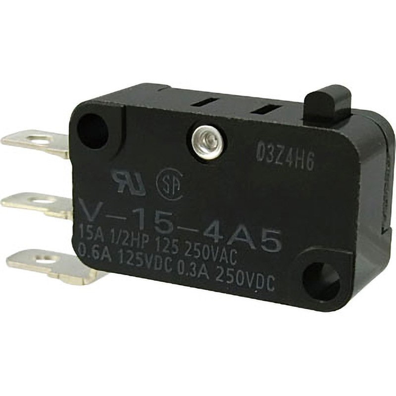 V-15-4A5 小形基本スイッチ V omron(オムロン) ピン押ボタン形