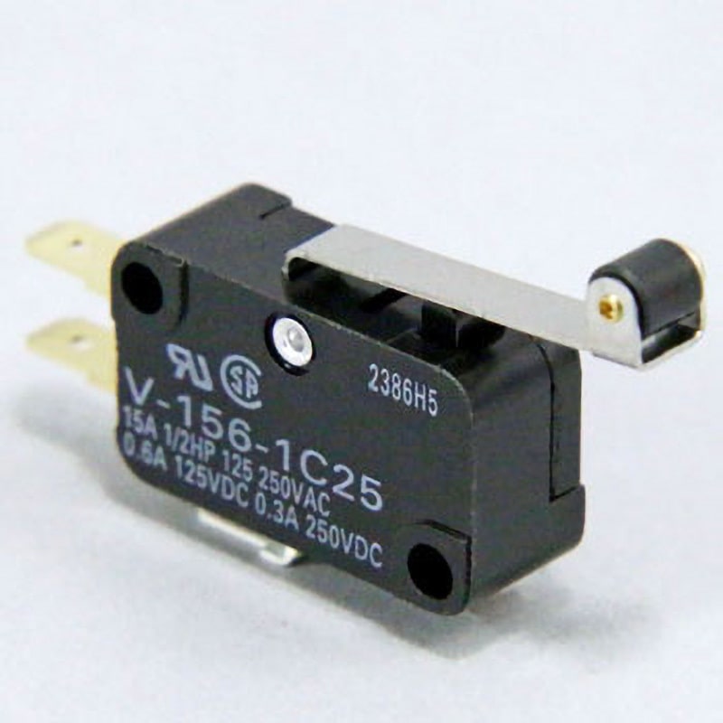 LAD1-DC5V Omron  100個セット V-156-1C25 小形基本スイッチ V omron(オムロン) ヒンジ・ローラ