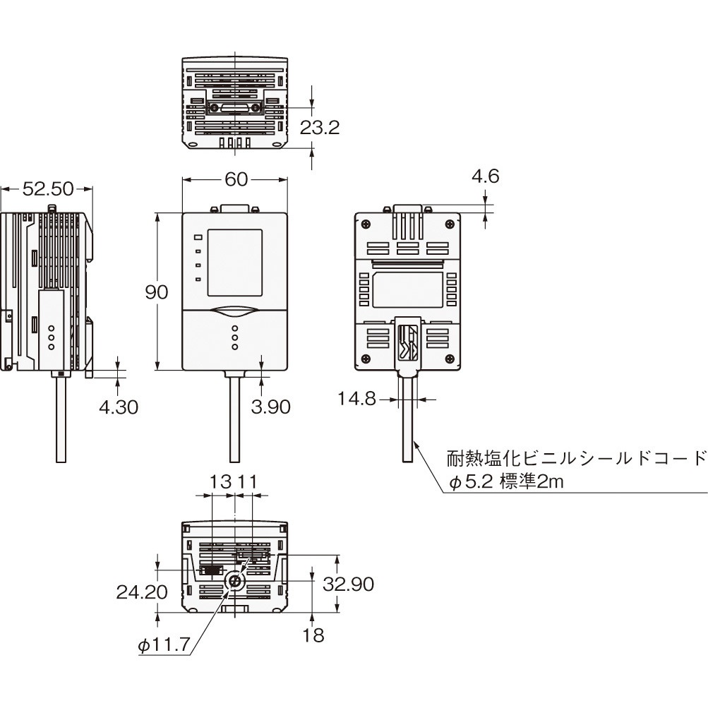 OMRON キーエンス　ZFV-CA40 スマートセンサーアンプユニット ZFV-CA40 スマートセンサ単機能モデル(カラータイプ)アンプユニット
