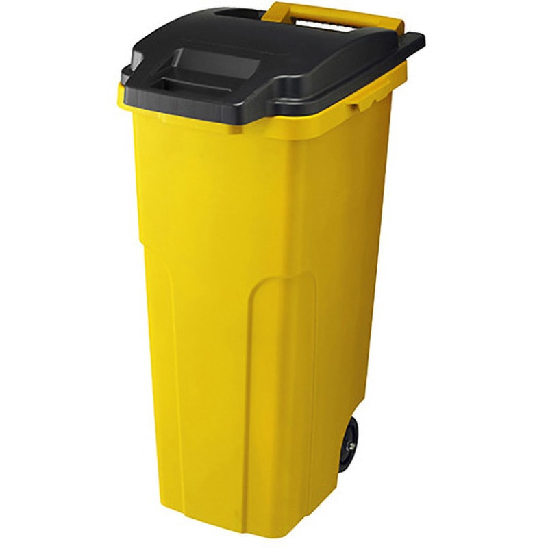 リス GGYE006 キャスターペール 70C2 ＜2輪＞ イエロー ゴミ箱 フタ付き 可動式 RISU 70L リス キャスターペール 70C2（2輪）（送料無料 代引不可